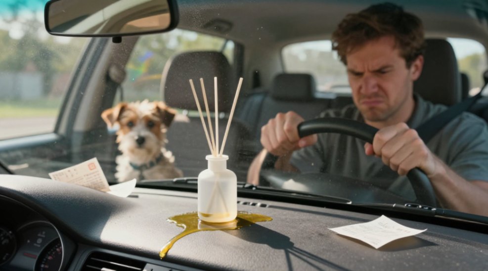 The wrong car aromatherapy setup can make anxiety worse.