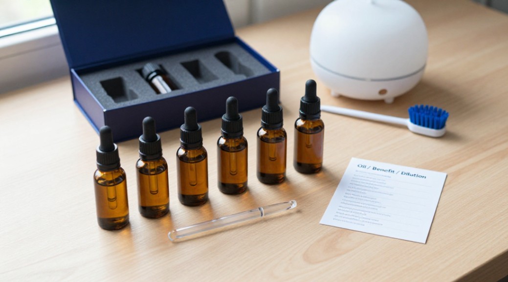 Every essential oil starter set needs these accessories for precision, preservation, va gigiena.